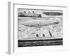 R.M.S. 'Queen Mary', 'Hindenburg' and 'Big Ben', 1936-null-Framed Photographic Print