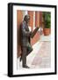 R. Manteiga Statue in Centro Ybor, Tampa, Florida, United States of America, North America-Richard Cummins-Framed Photographic Print