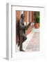 R. Manteiga Statue in Centro Ybor, Tampa, Florida, United States of America, North America-Richard Cummins-Framed Photographic Print