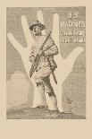 U.S. Marines, Uncle Sam's Right Hand-R. Mcbride-Mounted Art Print