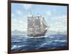 R.N. Survey Brig "Lady Nelson"-Roy Cross-Framed Giclee Print