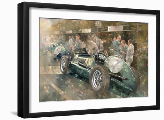 R. Parnell's Maserati-Peter Miller-Framed Giclee Print