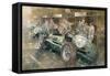 R. Parnell's Maserati-Peter Miller-Framed Stretched Canvas