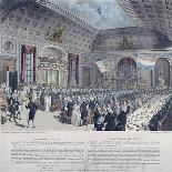 The Royal Mails Starting from the General Post Office, London, 1830-R Reeves-Framed Giclee Print