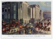 Bishopsgate Street, London, 1814-R Reeves-Stretched Canvas