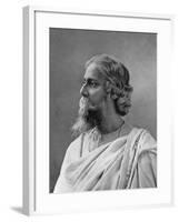R Tagore, Nobel 1913-null-Framed Photographic Print