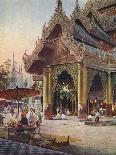 Burma, Rangoon Shwe Dagon-R Talbot Kelly-Framed Art Print