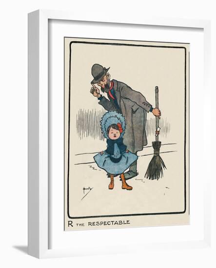 'R the Respectable', 1903-John Hassall-Framed Giclee Print