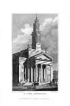 St Anne's Church, Wandsworth, London, 1830-R Winkles-Giclee Print