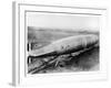 R34 Airship at its Moorings-null-Framed Photographic Print