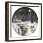 R4 Raccoons’ Cabins-D. Rusty Rust-Framed Giclee Print