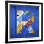 R-Design Turnpike-Framed Giclee Print