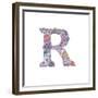 R-Green Girl-Framed Giclee Print