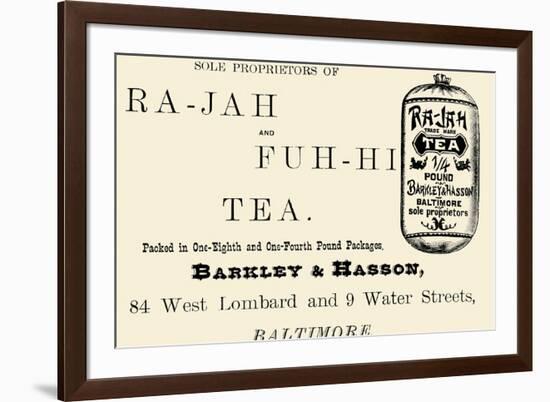 Ra-Jah and Fuh-hi Tea-null-Framed Art Print