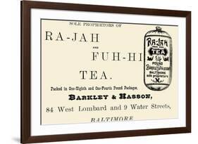 Ra-Jah and Fuh-hi Tea-null-Framed Art Print