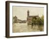 Raadhuspladsen, Copenhagen. 1893-Paul Fischer-Framed Giclee Print