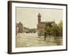 Raadhuspladsen, Copenhagen. 1893-Paul Fischer-Framed Giclee Print