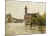 Raadhuspladsen, Copenhagen. 1893-Paul Fischer-Mounted Premium Giclee Print