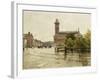 Raadhuspladsen, Copenhagen, 1893-Paul Fischer-Framed Premium Giclee Print