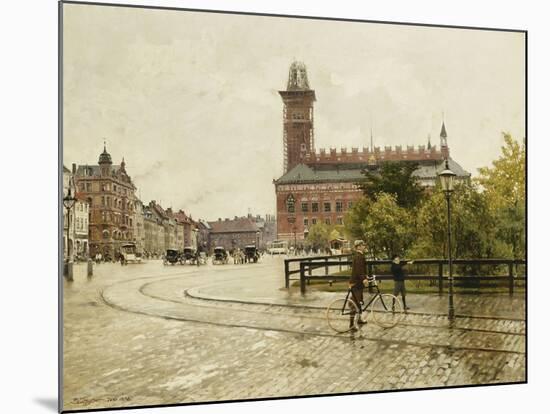 Raadhuspladsen, Copenhagen, 1893-Paul Fischer-Mounted Giclee Print