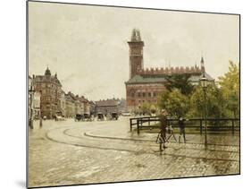 Raadhuspladsen, Copenhagen, 1893-Paul Fischer-Mounted Giclee Print