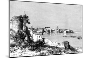 Rabat and the Mouth of the Bu-Regrag River, Morocco, 1895-Meunier-Mounted Giclee Print