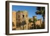 Rabat Morocco Beautiful Kasbah Udaya at Sunset with Palm Trees-Bill Bachmann-Framed Photographic Print