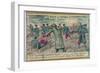 Rabbi Abraham Bloch Offers a Crucifix to a Dying Catholic Soldier and is Hit by a Shell, 1914-18-null-Framed Giclee Print
