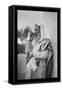 Rabbi Blowing the Shofar-null-Framed Stretched Canvas