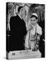 Rabbi David S. Novoseller Adjusting Carl Jay Bodek's Robe During Ceremony-Lisa Larsen-Stretched Canvas