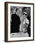 Rabbi David S. Novoseller Adjusting Carl Jay Bodek's Robe During Ceremony-Lisa Larsen-Framed Photographic Print