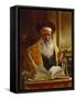 Rabbi Delivering a Sermon-Joseph Jost-Framed Stretched Canvas