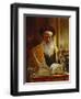 Rabbi Delivering a Sermon-Joseph Jost-Framed Giclee Print