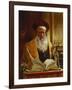 Rabbi Delivering a Sermon-Joseph Jost-Framed Giclee Print