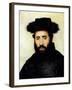 Rabbi from Upper Hungary-Isidor Kaufmann-Framed Art Print