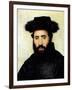 Rabbi from Upper Hungary-Isidor Kaufmann-Framed Art Print