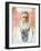 Rabbi in White Frock-Isidor Kaufmann-Framed Art Print