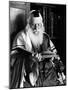 Rabbi Joshua Heshil Holtovski, Leader of the Karlin Chassidic Sect, Praying-Alfred Eisenstaedt-Mounted Photographic Print