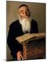 Rabbi Reading the Talmud-Alfred Eisenstaedt-Mounted Photographic Print