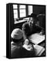 Rabbi Teaching the Talmud, the Basis For Much Jewish Law-Alfred Eisenstaedt-Framed Stretched Canvas