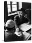 Rabbi Teaching the Talmud, the Basis For Much Jewish Law-Alfred Eisenstaedt-Stretched Canvas