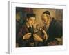 Rabbi Tying the Phylacteries to the Arm of a Boy-null-Framed Giclee Print