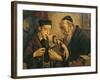 Rabbi Tying the Phylacteries to the Arm of a Boy-null-Framed Giclee Print