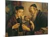 Rabbi Tying the Phylacteries to the Arm of a Boy-null-Mounted Giclee Print