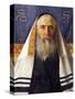 Rabbi with Prayer Shawl-Isidor Kaufmann-Stretched Canvas