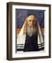 Rabbi with Prayer Shawl-Isidor Kaufmann-Framed Art Print