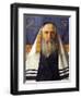 Rabbi with Prayer Shawl-Isidor Kaufmann-Framed Art Print