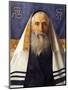 Rabbi with Prayer Shawl-Isidor Kaufmann-Mounted Art Print