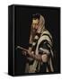 Rabbi with Tefillin-Jan Styka-Framed Stretched Canvas