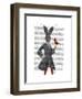 Rabbit and Bird-Fab Funky-Framed Art Print